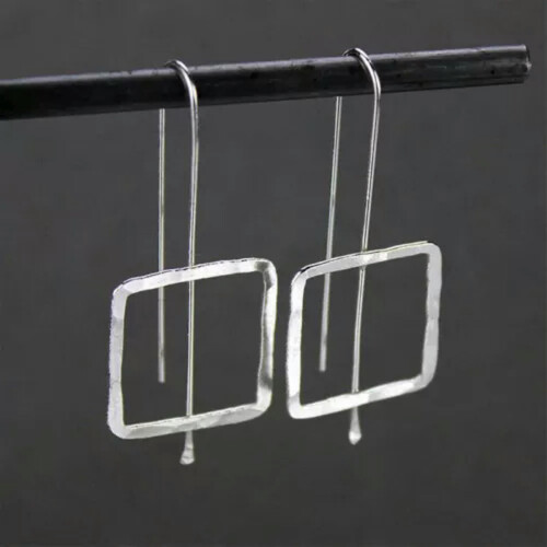 Vintage Chic 925 Silver Ear Hook Earrings Women Drop Dangle