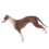 Brown Greyhound Model Ornament Desktop Decoration Toy Gift 5