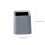 Square Trash Can Gray Plastic Minimalist 10L 6