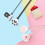 Cat-Shaped Wired Earbuds with Mic, Noise-Isolating, Heavy 6