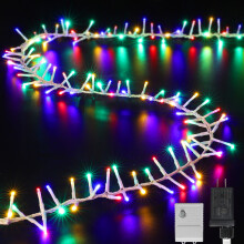 500 LED String Lights Outdoor Indoor 46ft Multicolor