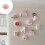 Resin Refrigerator Magnets Set Cake Milk 6pcs 4