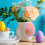 Décorations d'œufs de Pâques en feutrine colorée (12, 6, 5, 1 pièce) 2