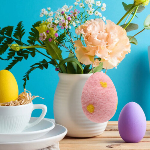 Décorations d'œufs de Pâques en feutrine colorée (12, 6, 5, 1 pièce) 1