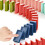 Automatic Domino Train Toy Set STEM Pull-Back Train 1 Set 3