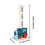 Automatic Domino Train Toy Set STEM Pull-Back Train 1 Set 7