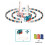 Automatic Domino Train Toy Set STEM Pull-Back Train 1 Set 5