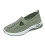 Women's Classic Loafers Slip-On Green Size 36 2