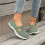 Women's Classic Loafers Slip-On Green Size 36 4
