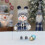 Blue Fabric Snowman Plush Doll with Hat and Scarf 4
