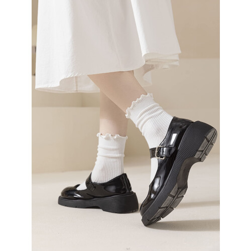 Women's Ruffle Ankle Socks Frilly Quarter Crew 1 Pair 1