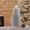 Silver Christmas Tree Desktop Decoration Plastic 21x8x8 cm 5