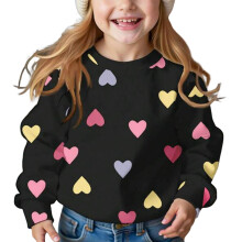 Kids Long Sleeve Fleece-Lined Hooded Sweatshirt 1 pc