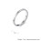 Stainless Steel Minimalist Ring Silver Size 6 2