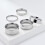 Stainless Steel Minimalist Ring Silver Size 6 4