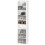 260 Narrow CD Storage Unit - White 2