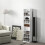 260 Narrow CD Storage Unit - White 3