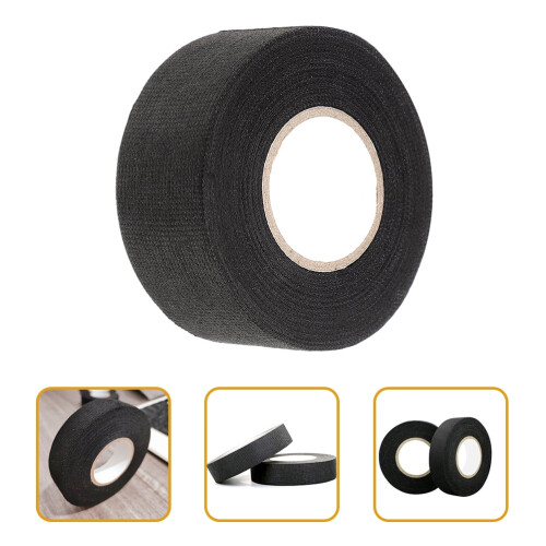 Black Cloth Tape Wire Loom Tape 2 Rolls 2
