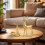 Gold Reindeer Christmas Decor Set Resin 2 pcs 4