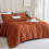 Burnt Orange Boho Terracotta Comforter Set 3-Pc 7