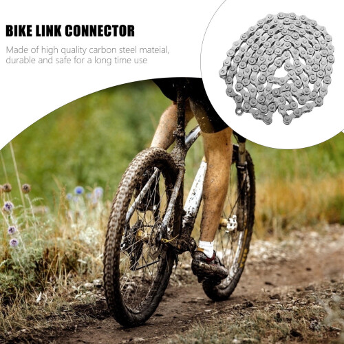 Steel Bicycle Chain Safe 140 x 0.7 x 0.5 cm Silver 2