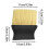 Auto Interior Dust Brush Soft Bristles Yellow 1pc 3