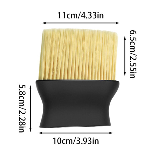 Auto Interior Dust Brush Soft Bristles Yellow 1pc 2