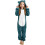 Bear Ear Plush-Lined Thickened One-Piece Pajama Set Hooded 1