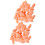 Doll Nose Props Beige Flocking 40 Pieces 6