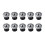 Inline Roller Skate Mounting Screws and Nuts 10 Pairs 2