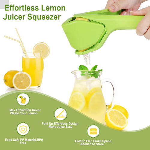 Lemon Squeezer Manual Flat Citrus Juicer 1 Piece 1