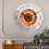 12 Inch Silent Wall Clock with Clear Numbers and Gold Hands 4