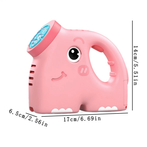 Elephant Bubble Machine for Kids Red Electric