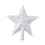 Decorative Star Ornament Silver 2