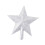 Decorative Star Ornament Silver 4