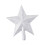 Decorative Star Ornament Silver 3