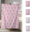 Pink Bow Flannel Throw Blanket 27x39 inches 1