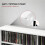 16-Compartment Media Shelf- White 8