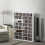 16-Compartment Media Shelf- White 4
