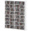 16-Compartment Media Shelf- White 2