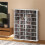 16-Compartment Media Shelf- White 3