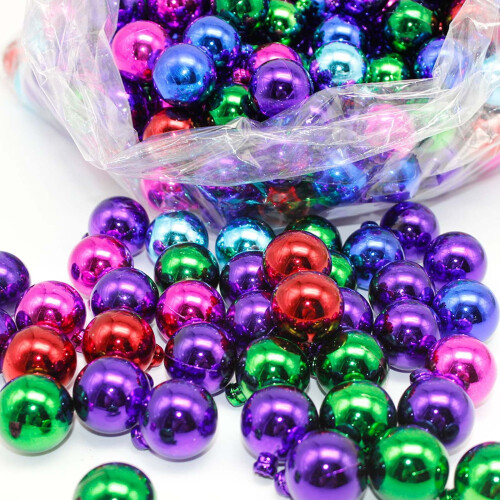 Green Christmas Tree Decor Set with 12 Shiny Electroplated 2