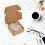 Brown Shipping Boxes 4x4x2 inch 40-Pack Tab Lock Tuck Top 3