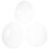 Hemoton Transparent Plastic Wig Stand Dome Shape 3 pcs 4