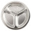 Stainless Steel Steamer Basket with Handle 3 Cavities 2