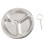 Stainless Steel Steamer Basket with Handle 3 Cavities 5