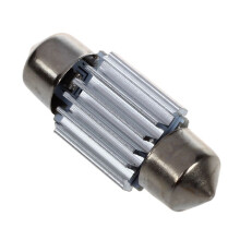 6pièces 31mm 5630 SMD 6 LED Ampoule Lampe Dome Festoon 195LM 6500K 12V Blanc