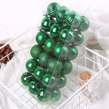 SuoKom Green Shatterproof Christmas Balls 36 pcs 1.57 inch