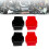 Battery Terminal Rubber Covers for Vehicles RV Boat Red 4
