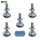Self-Leveling Cabinet Feet with Nut and Bolt, 45-Piece Set 4